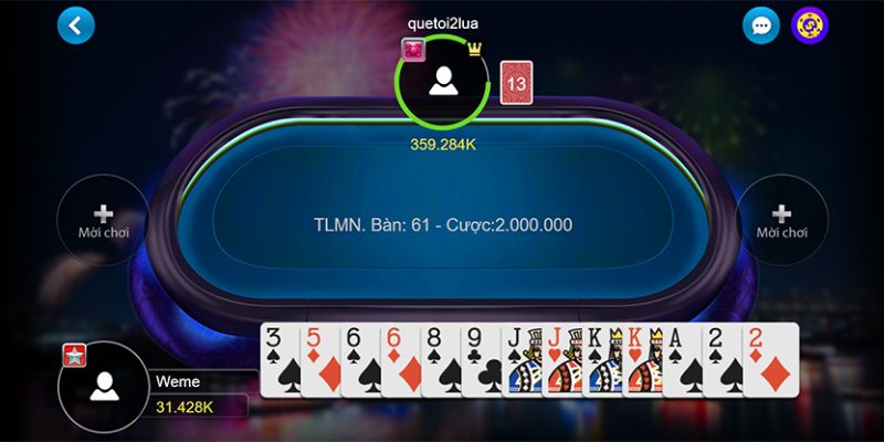 Các bước đặt cược tiến lên tại 789Bet